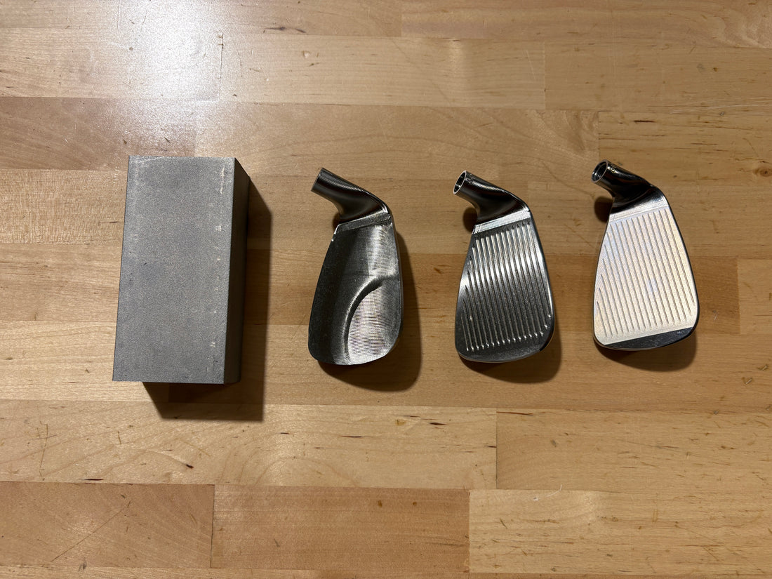 Fabre Golf clubs how we made the heads from scratch